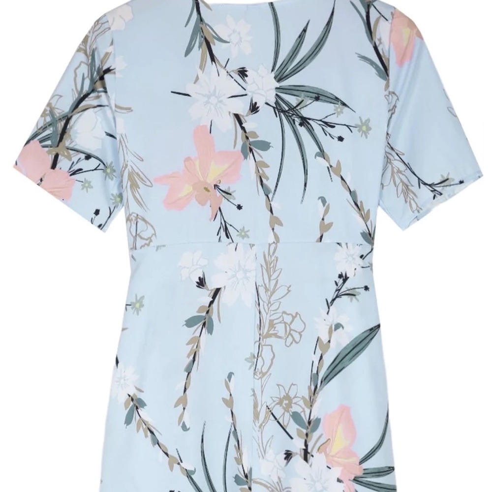 NWT Floral Midi Dress with Pockets Size Large - Picture 4 of 8